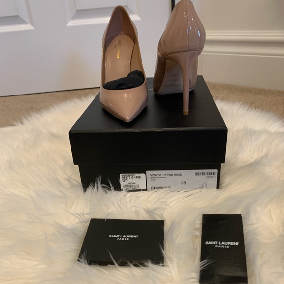 NEVER WORN, BRAND NEW YSL Nude pumps in Size 8 - Picture 4 of 7